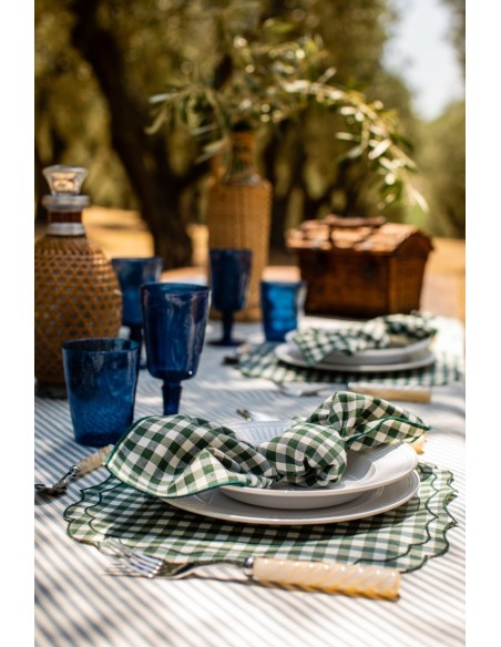 Nappe en coton Amalfi enduit