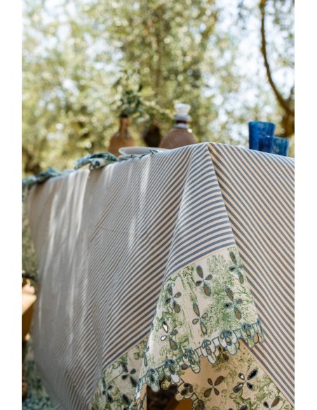 Nappe en coton Amalfi enduit