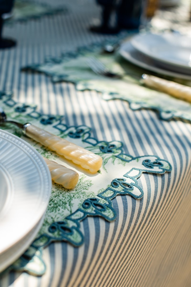 Nappe en coton Amalfi enduit