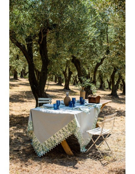 Nappe en coton Amalfi enduit
