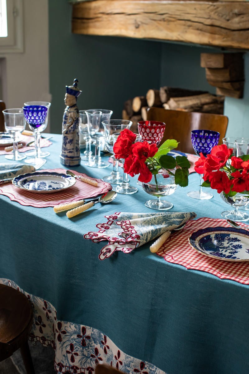 Nappe en lin enduit Amalfi