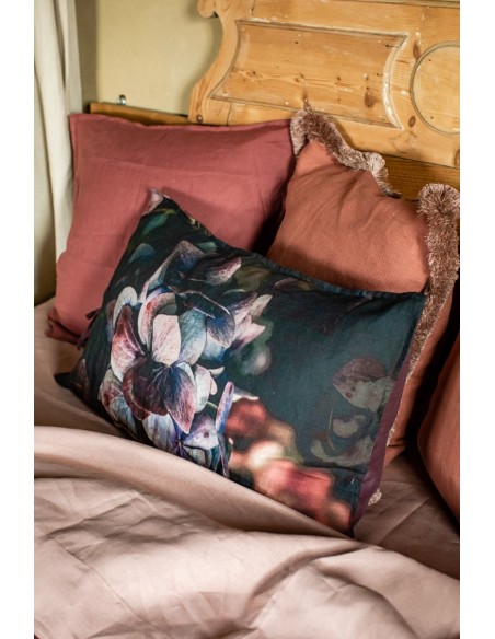 Taie d'oreiller en lin Petals