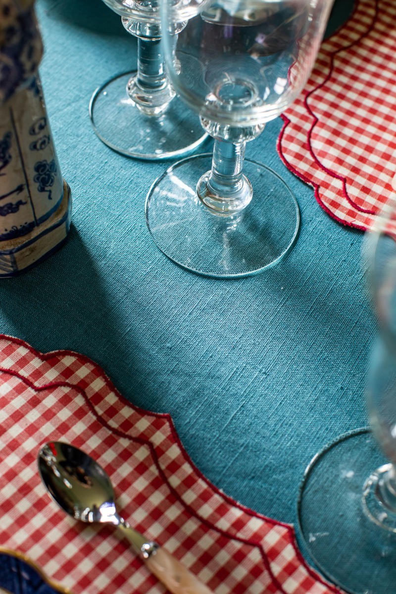 Amalfi Stain Resistant Linen Tablecloth