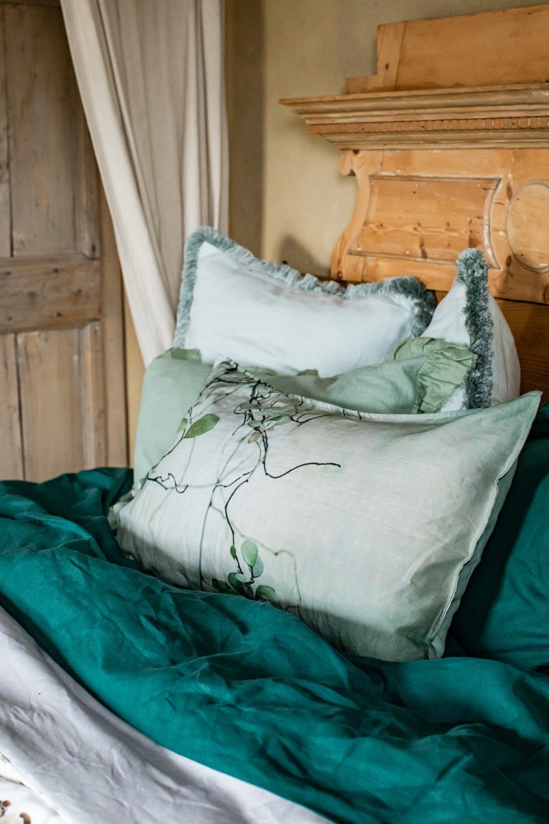Petals Linen Pillowcase