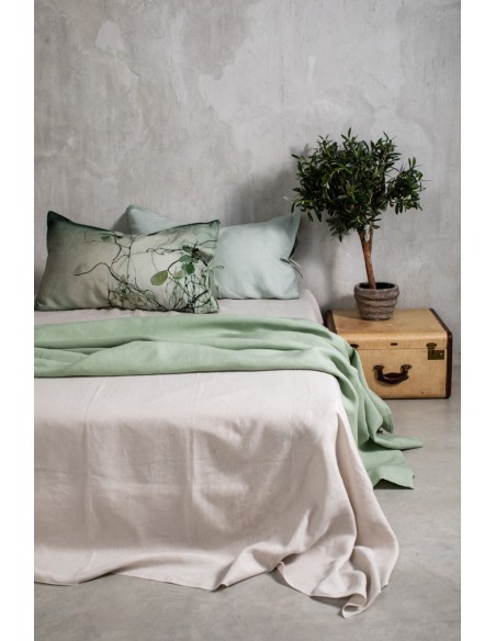 Taie d'oreiller en lin Petals