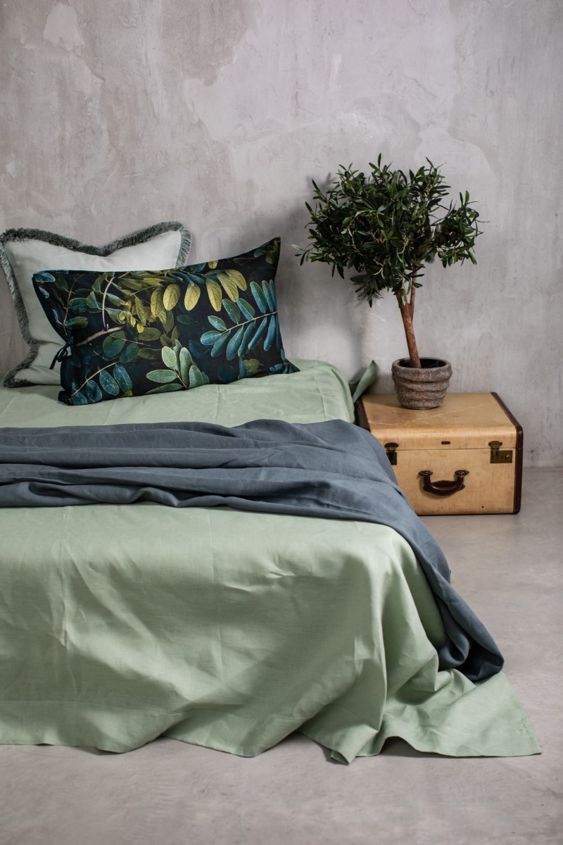 Taie d'oreiller en lin Petals