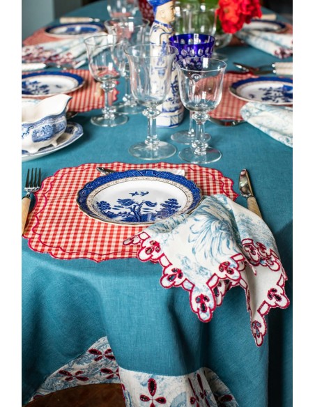 Nappe en lin enduit Amalfi