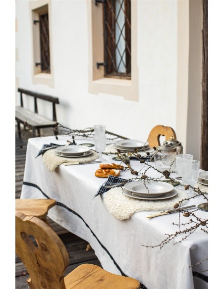 Nappe en lin enduit Riviera