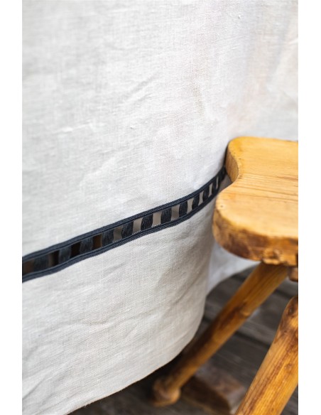 Riviera Tablecloth in Stain Resistant Linen