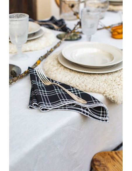 Nappe en lin enduit Riviera