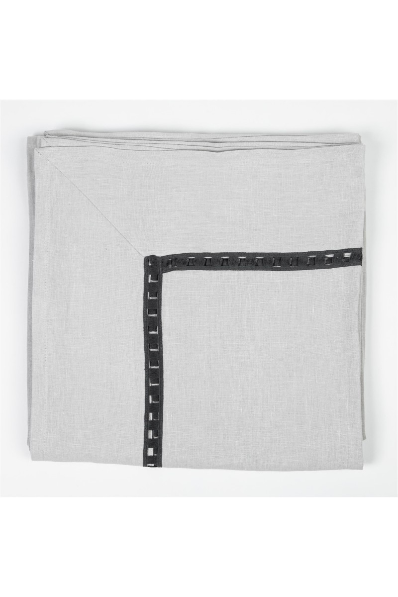 Riviera Tablecloth in Stain Resistant Linen