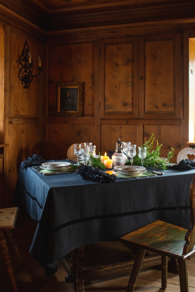 Riviera Linen Tablecloth +