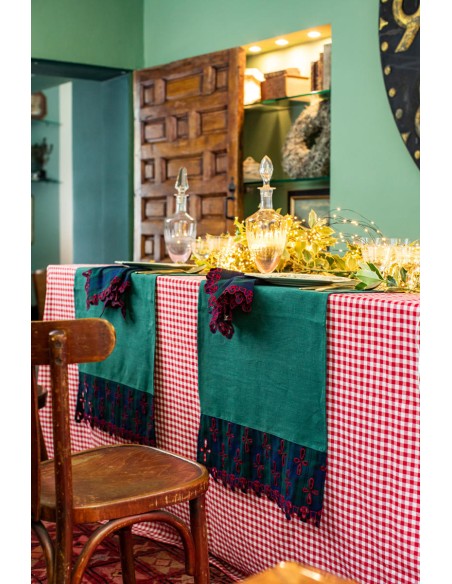 Amalfi Runner in Stain Resistant Linen