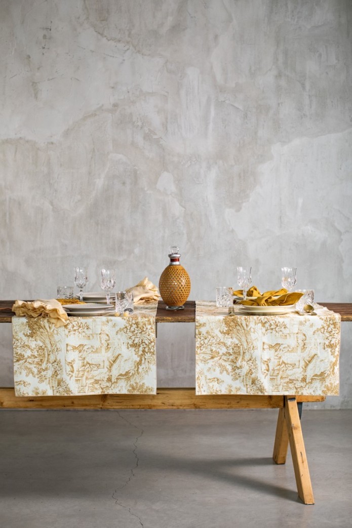 Chemin de table Filo en coton 