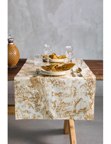 Chemin de table Filo en coton 