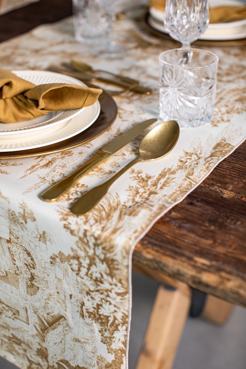 Stain Resistant Cotton Filo Runner