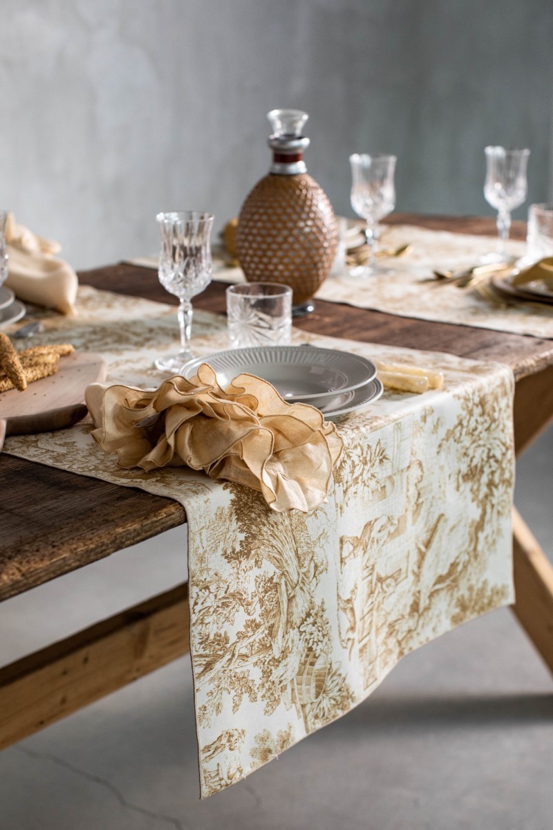 Chemin de table Filo en coton