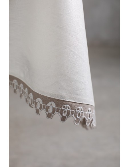 Nappe en lin enduit Little Amalfi