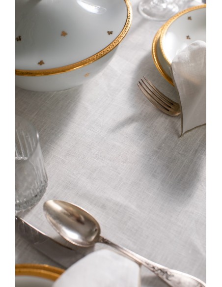 Little Amalfi Stain Resistant Linen Tablecloth