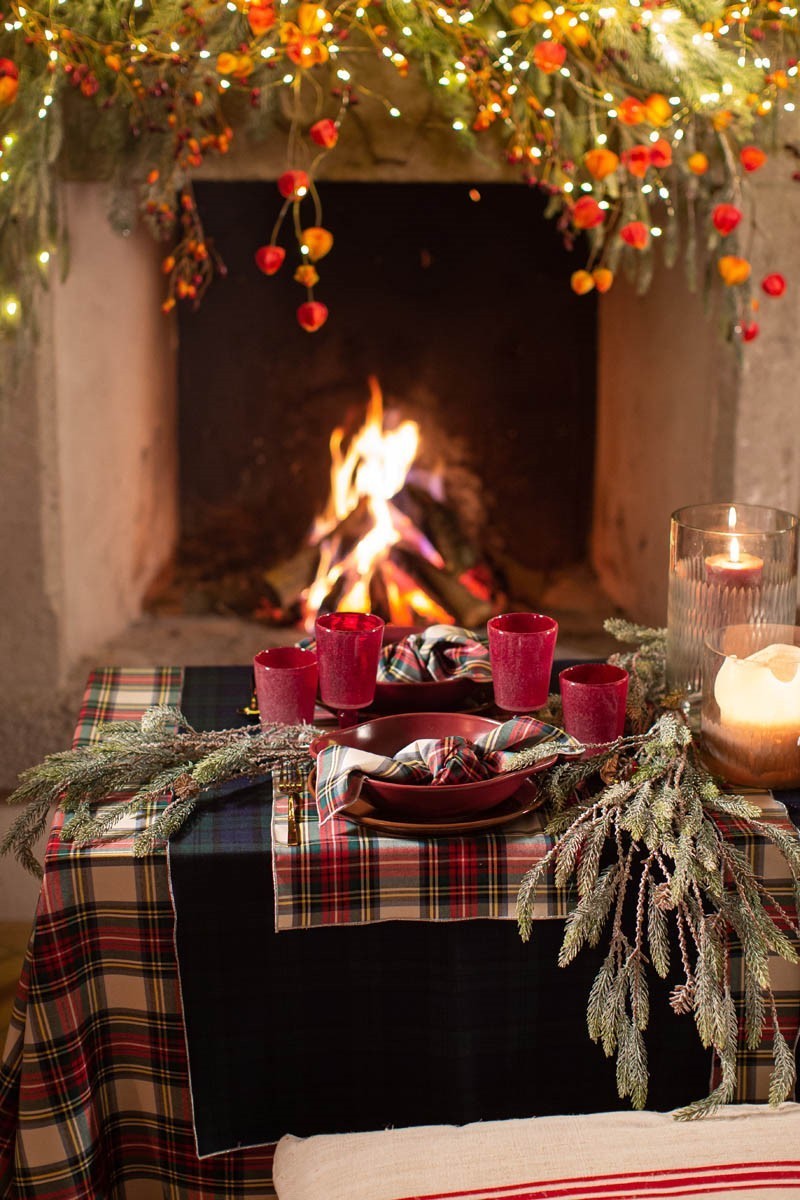 Serviette en fil d'Ecosse