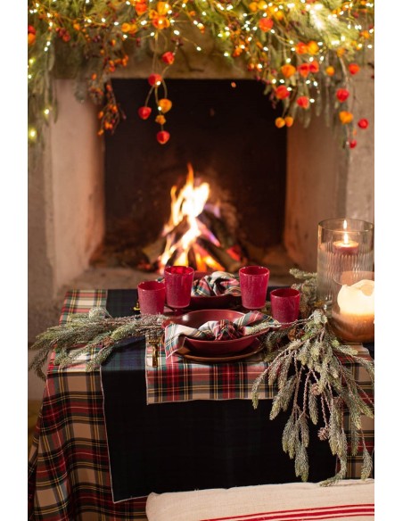 Serviette en fil d'Ecosse