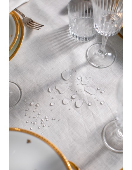 Nappe en lin enduit Little Amalfi