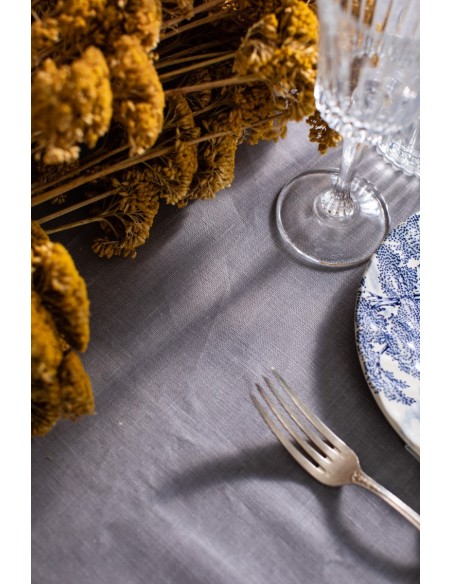 Nappe en lin enduit Little Amalfi