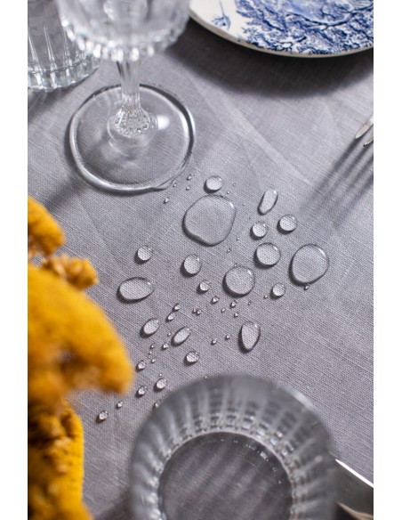 Nappe en lin enduit Little Amalfi