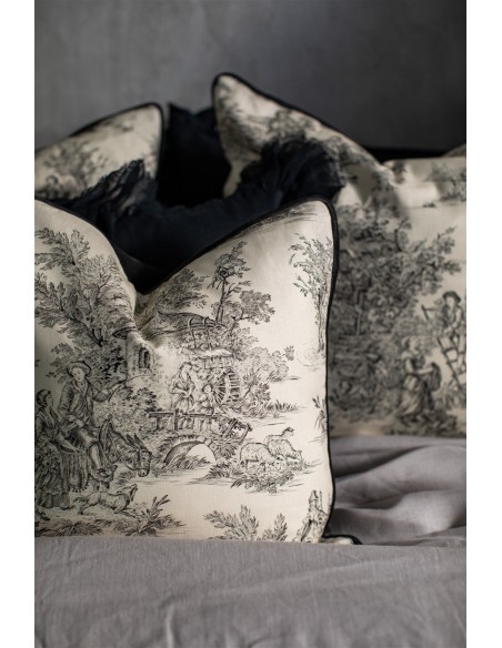 Taie d'oreiller Toile de Jouy