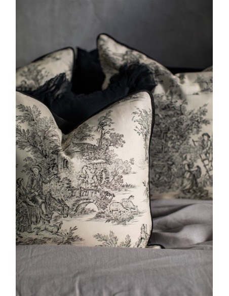 Taie d'oreiller Toile de Jouy