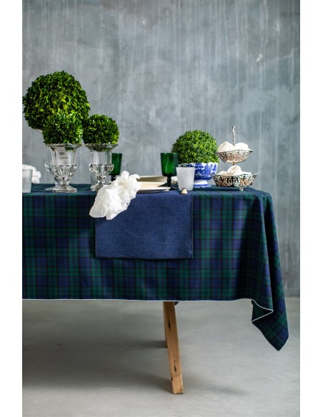 Plaid Filo Tablecloth