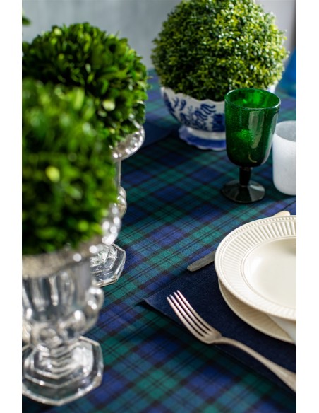 Plaid Filo Tablecloth