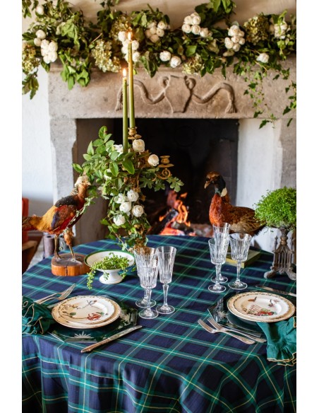 Plaid Filo Tablecloth