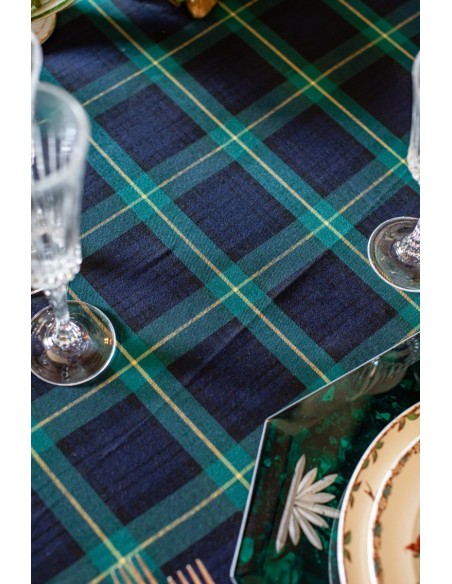 Plaid Filo Tablecloth
