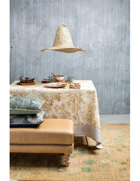 Nappe en cotton enduit Riviera