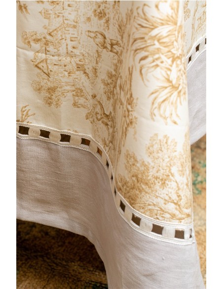 Nappe en cotton enduit Riviera