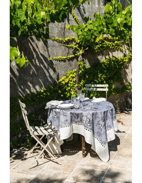 Riviera Stain Resistant Cotton Tablecloth