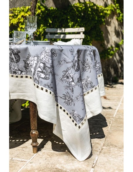 Nappe en cotton enduit Riviera