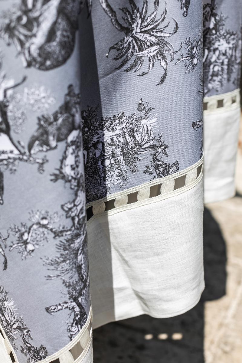 Nappe en cotton enduit Riviera