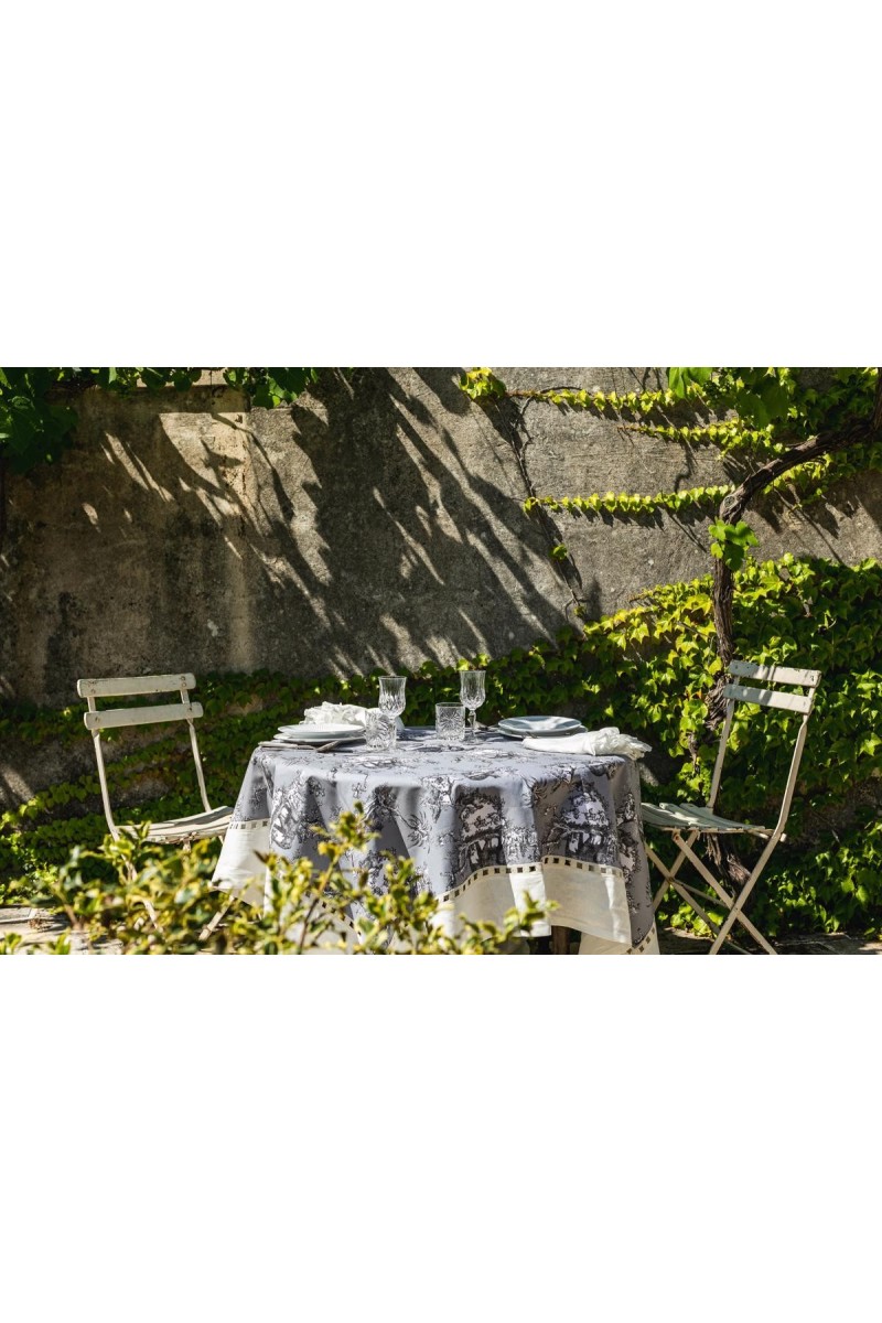 Nappe en cotton enduit Riviera