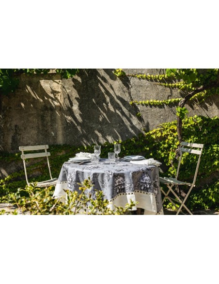 Riviera Stain Resistant Cotton Tablecloth