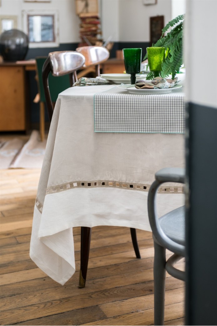 Nappe en lin enduit Riviera 2