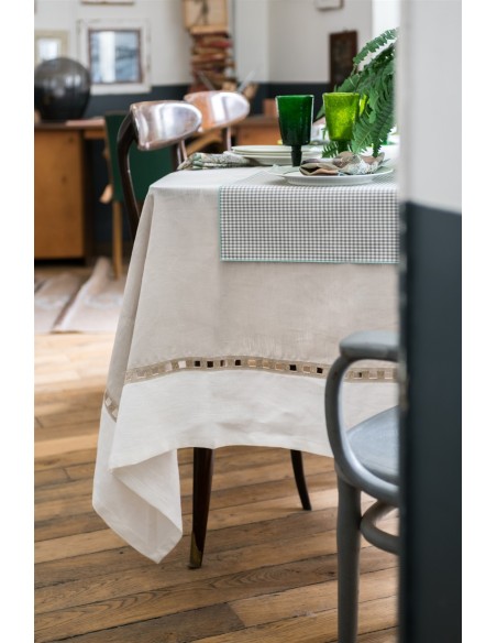 Nappe en lin enduit Riviera