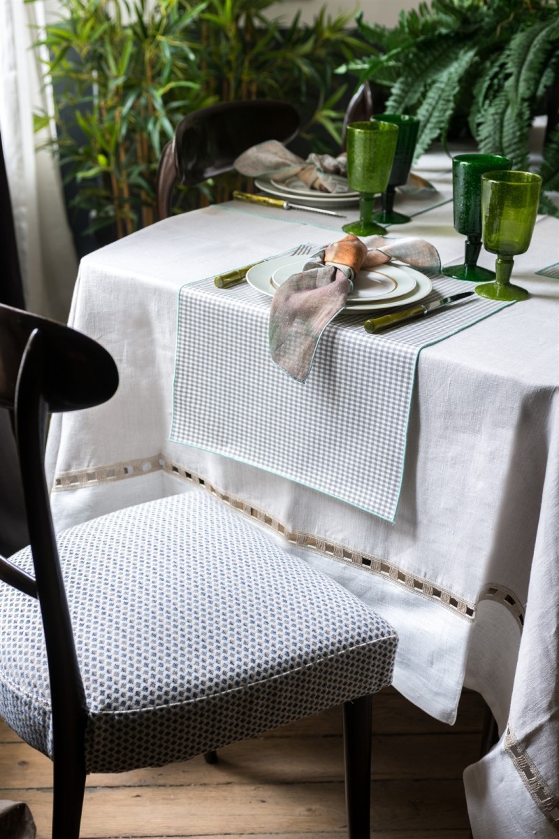 Nappe en lin enduit Riviera