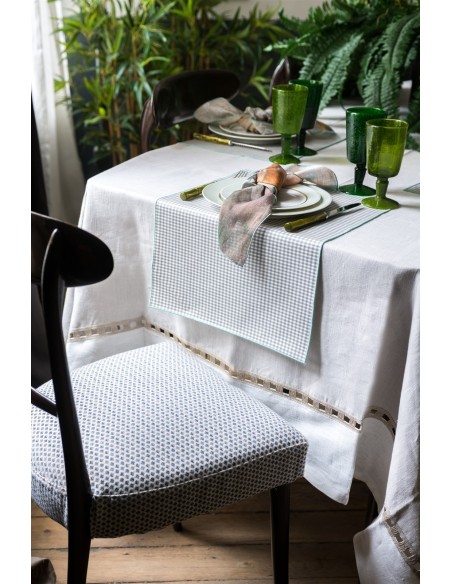 Nappe en lin enduit Riviera
