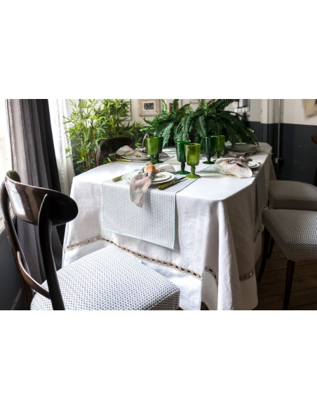 Nappe en lin enduit Riviera