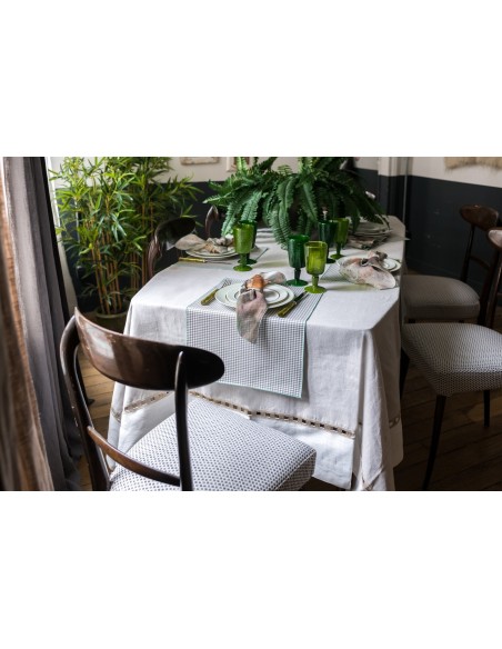 Nappe en lin enduit Riviera