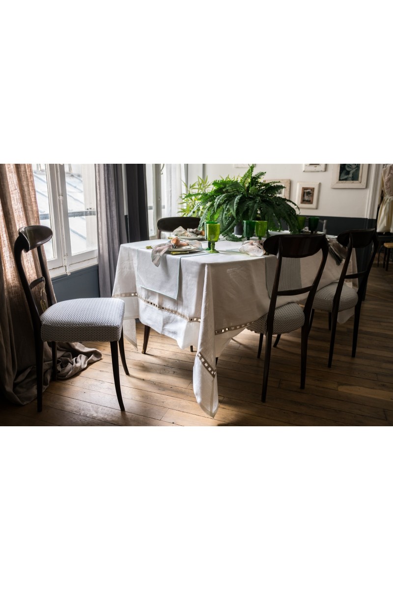 Nappe en lin enduit Riviera