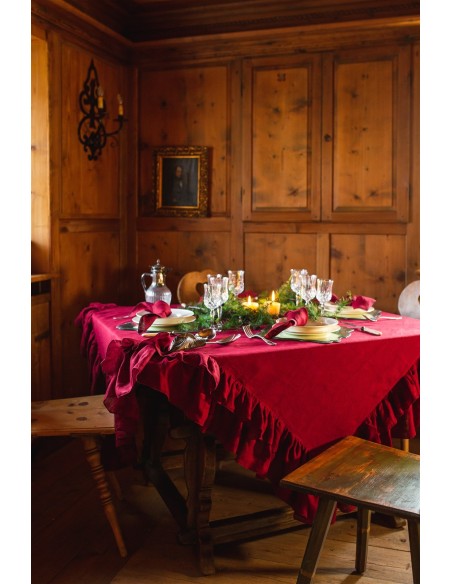 Nappe en lin enduit Gitane