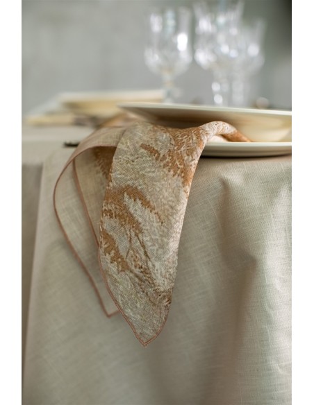 Nappe en lin enduit Gitane